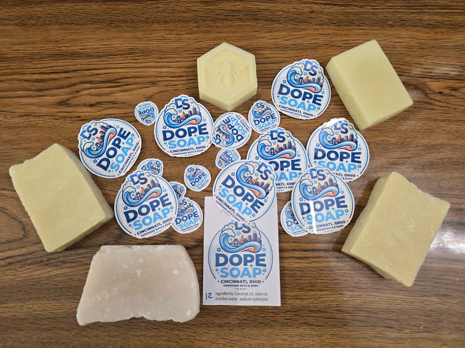 Soaps and stickers